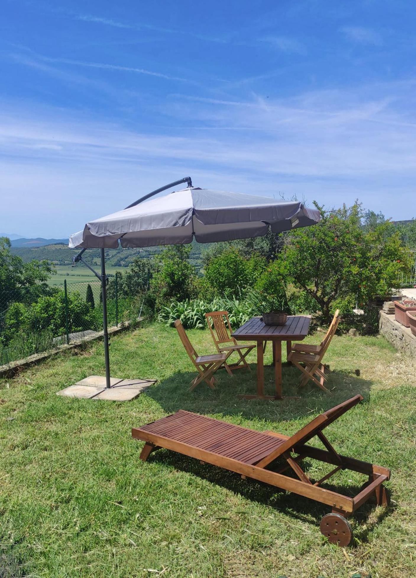 Villa Panoramica Garden Bike Massa Marittima Bagian luar foto