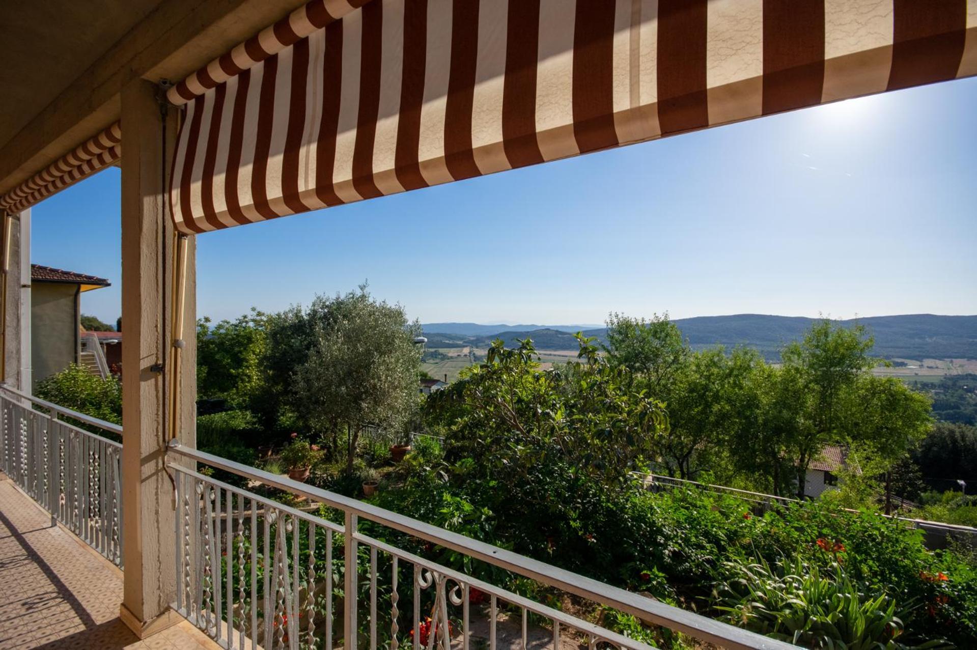 Villa Panoramica Garden Bike Massa Marittima Bagian luar foto